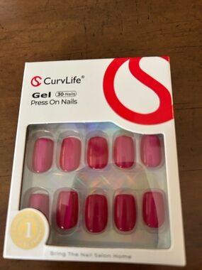 Set of 3 CurvLife Press On Nails